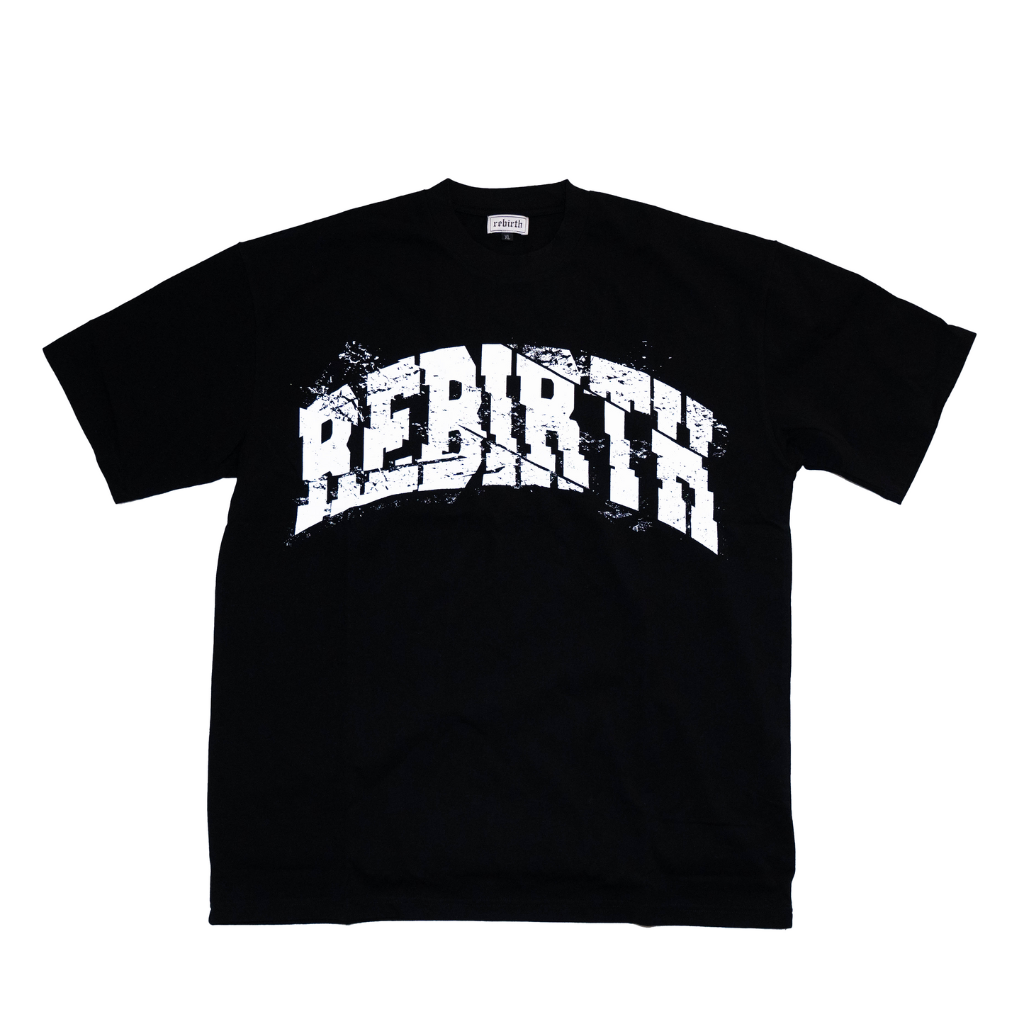 REBIRTH REBUILT TEE - WHITE / BLACK