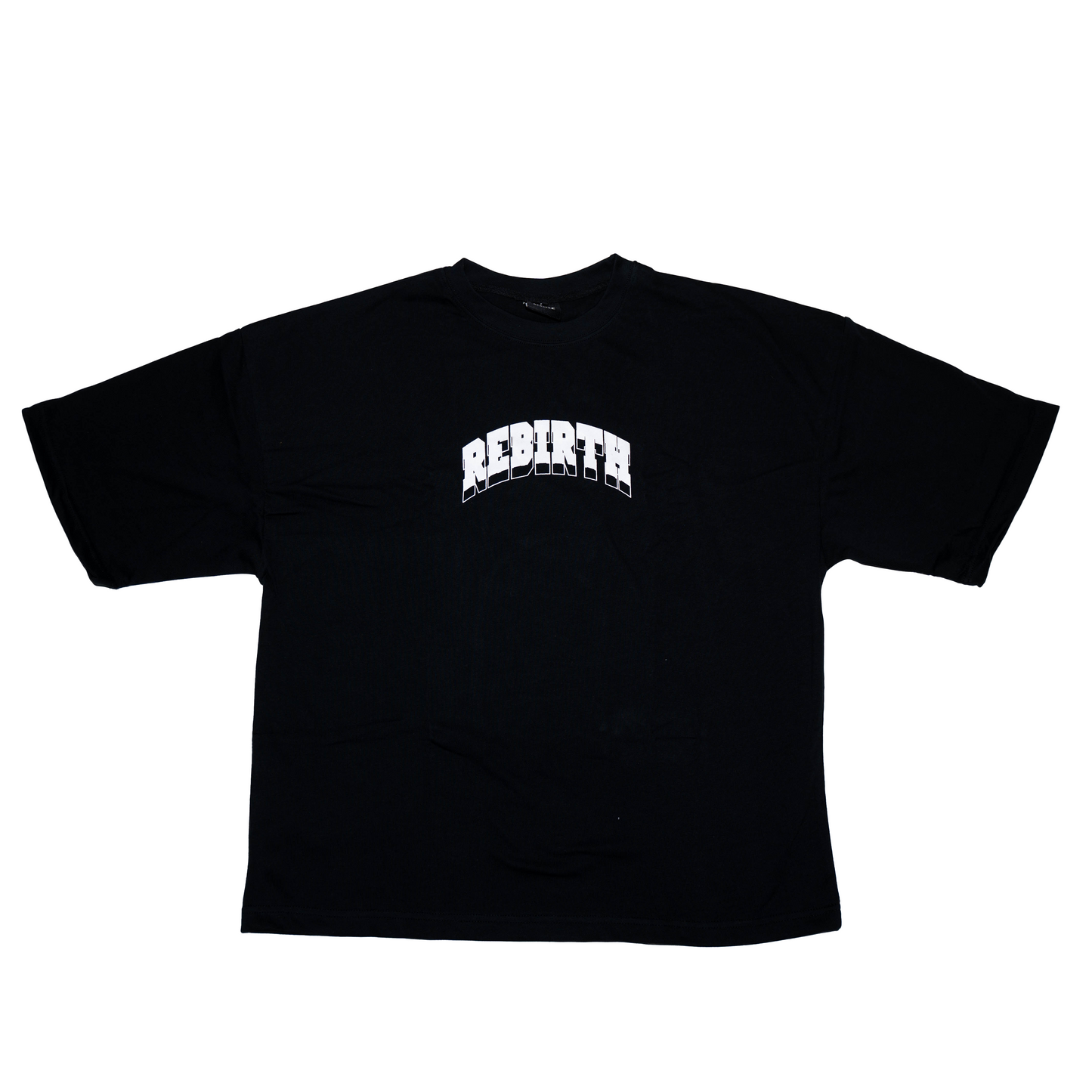 ANGEL DROP SHOULDER OVERSIZED TEE - BLACK