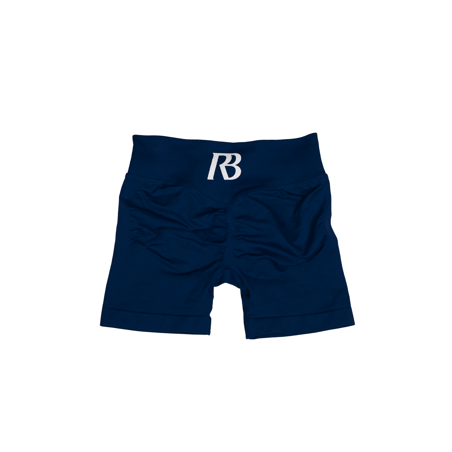 CLASSIC SCRUNCH SHORTS- NAVY