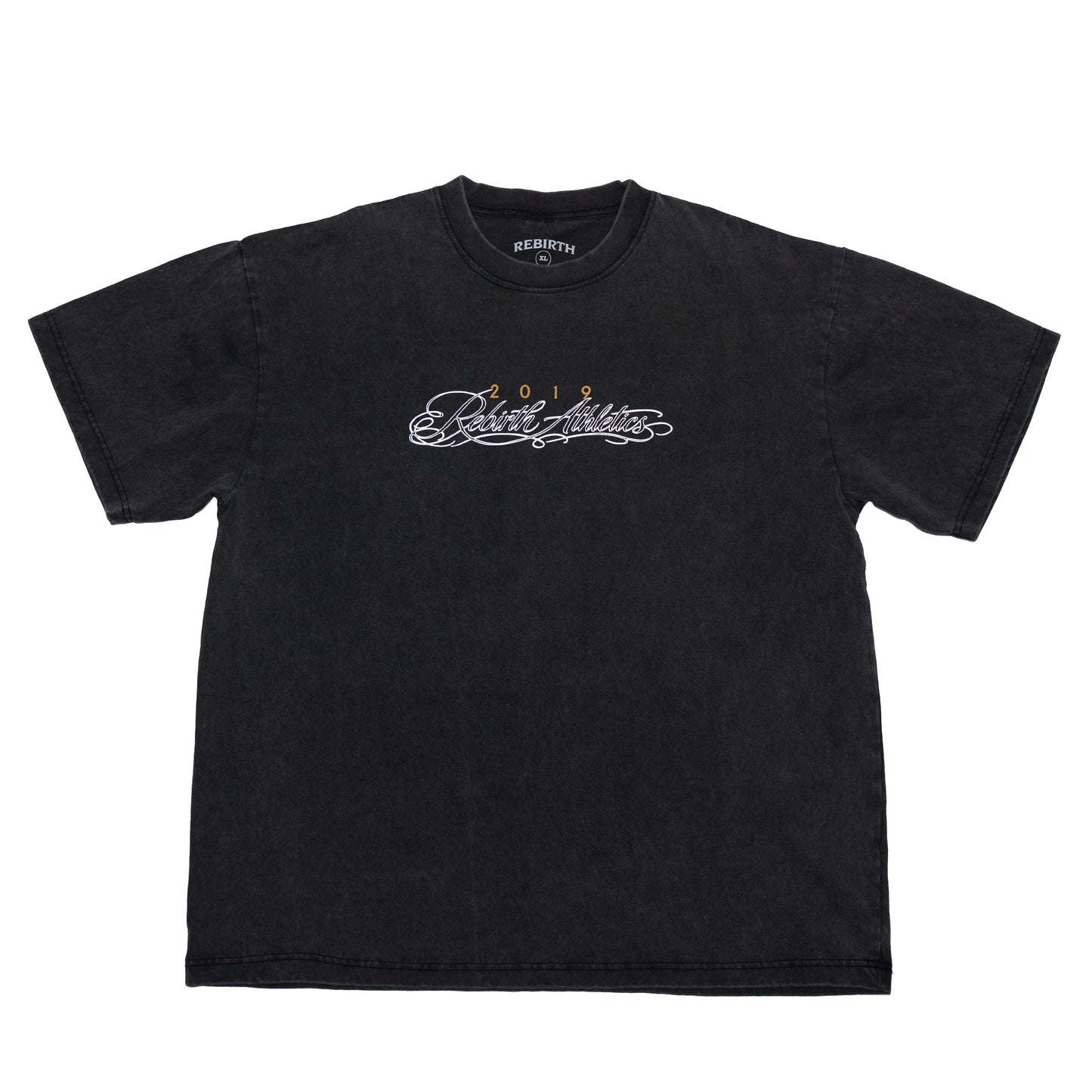 SIGNATURE TEE - BLACK WASH