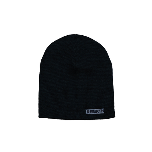 REBIRTH SKULL BEANIE - BLACK