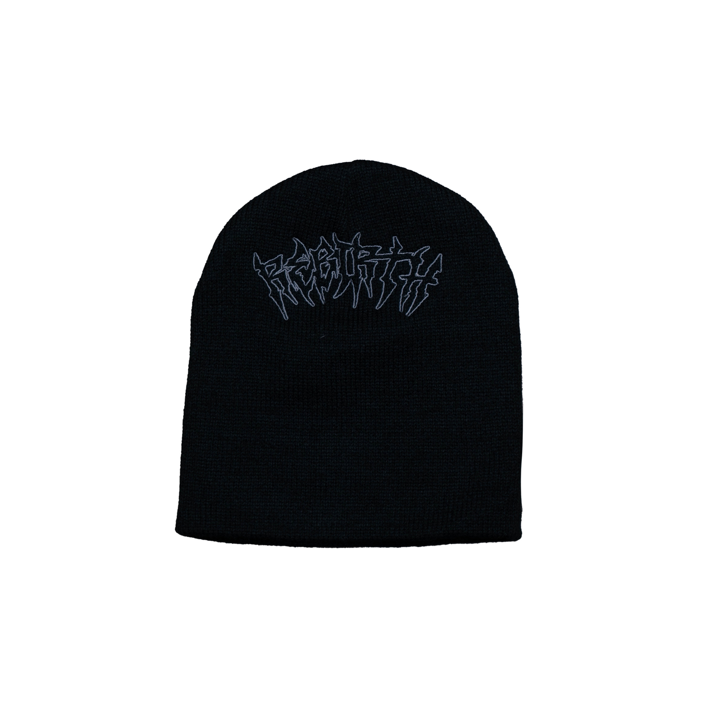 REBIRTH SKULL BEANIE - BLACK