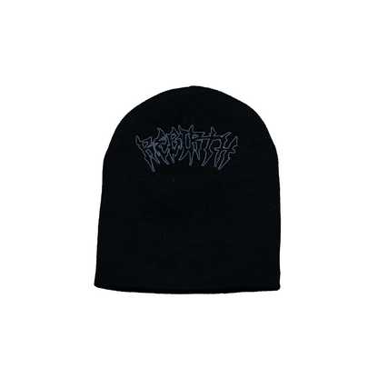 REBIRTH SKULL BEANIE - BLACK