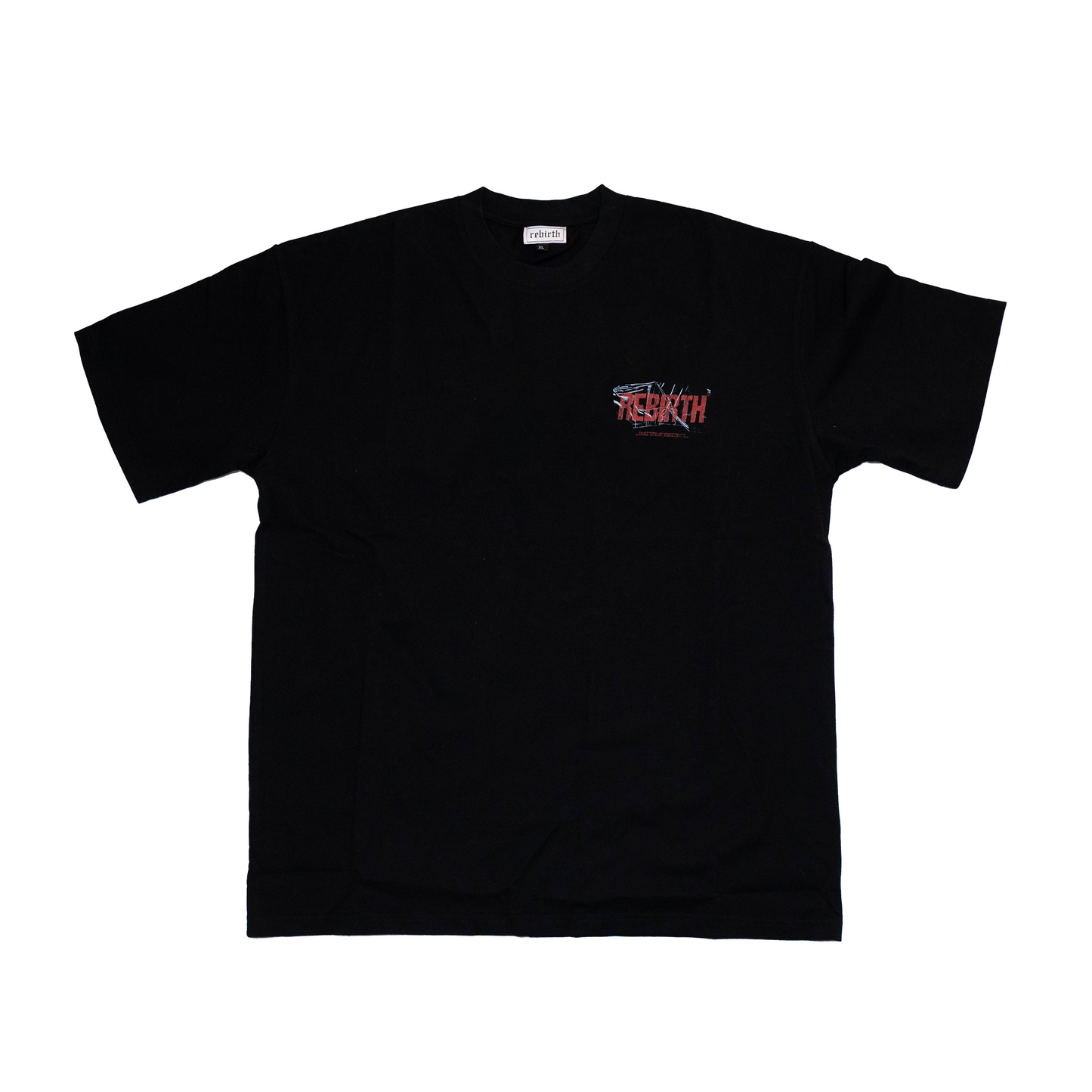 REBIRTH REBUILT TEE - RED / BLACK