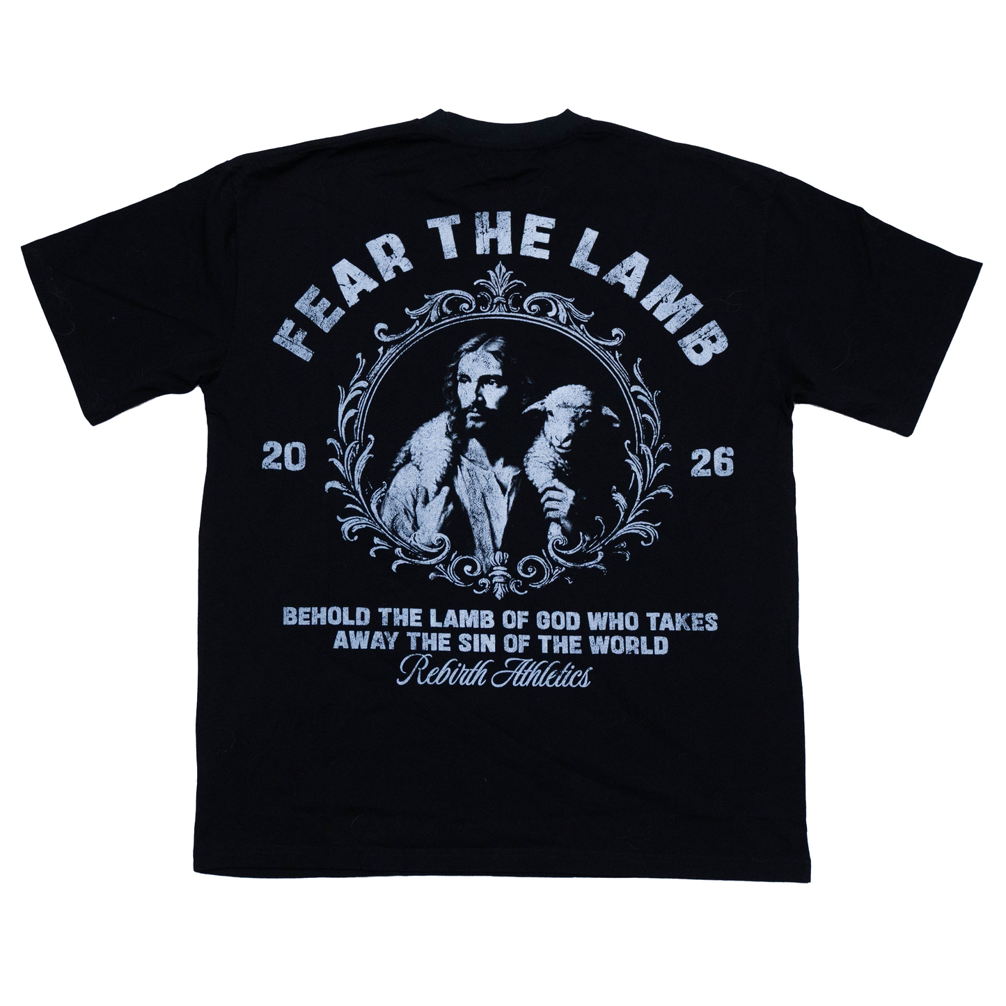 FEAR THE LAMB TEE - BLACK