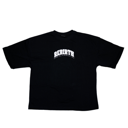 ANGEL DROP SHOULDER OVERSIZED TEE - BLACK