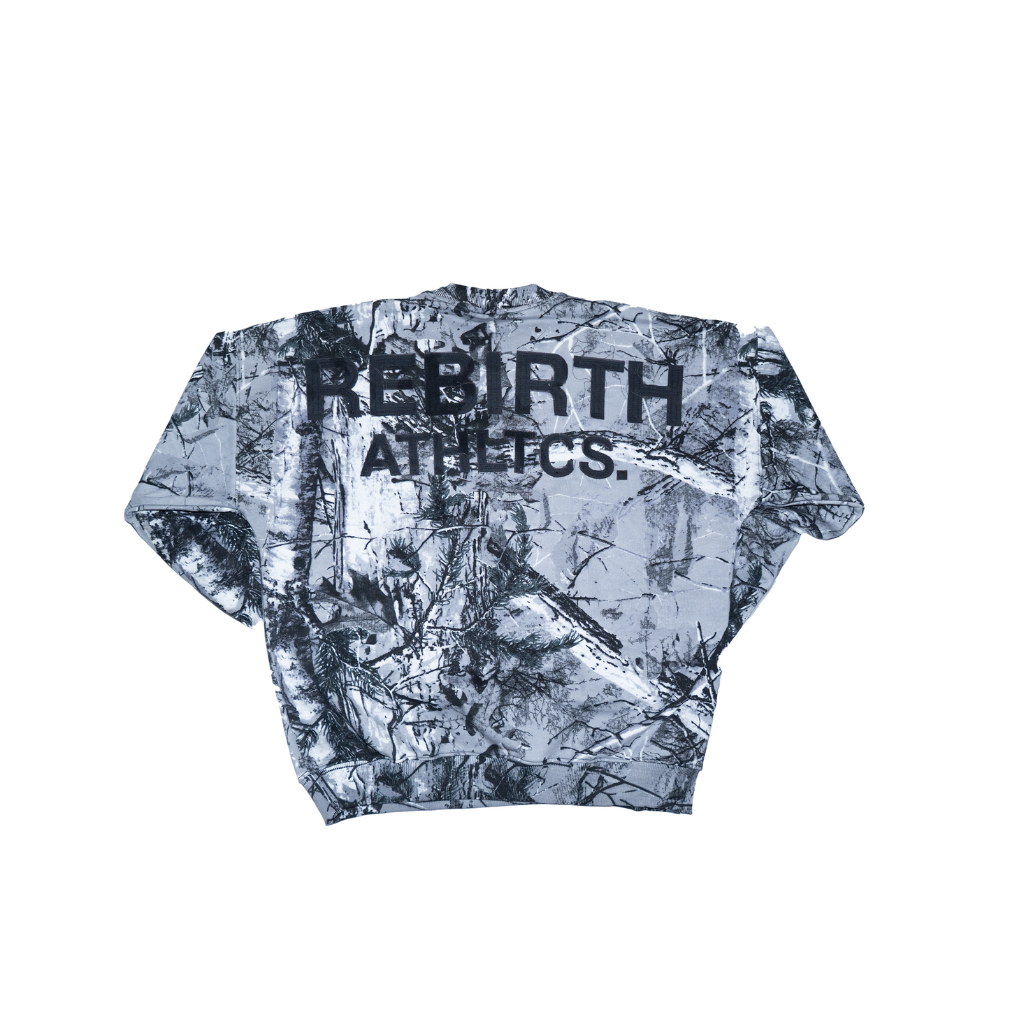 CREWNECK CAMO BLACK AND WHITE