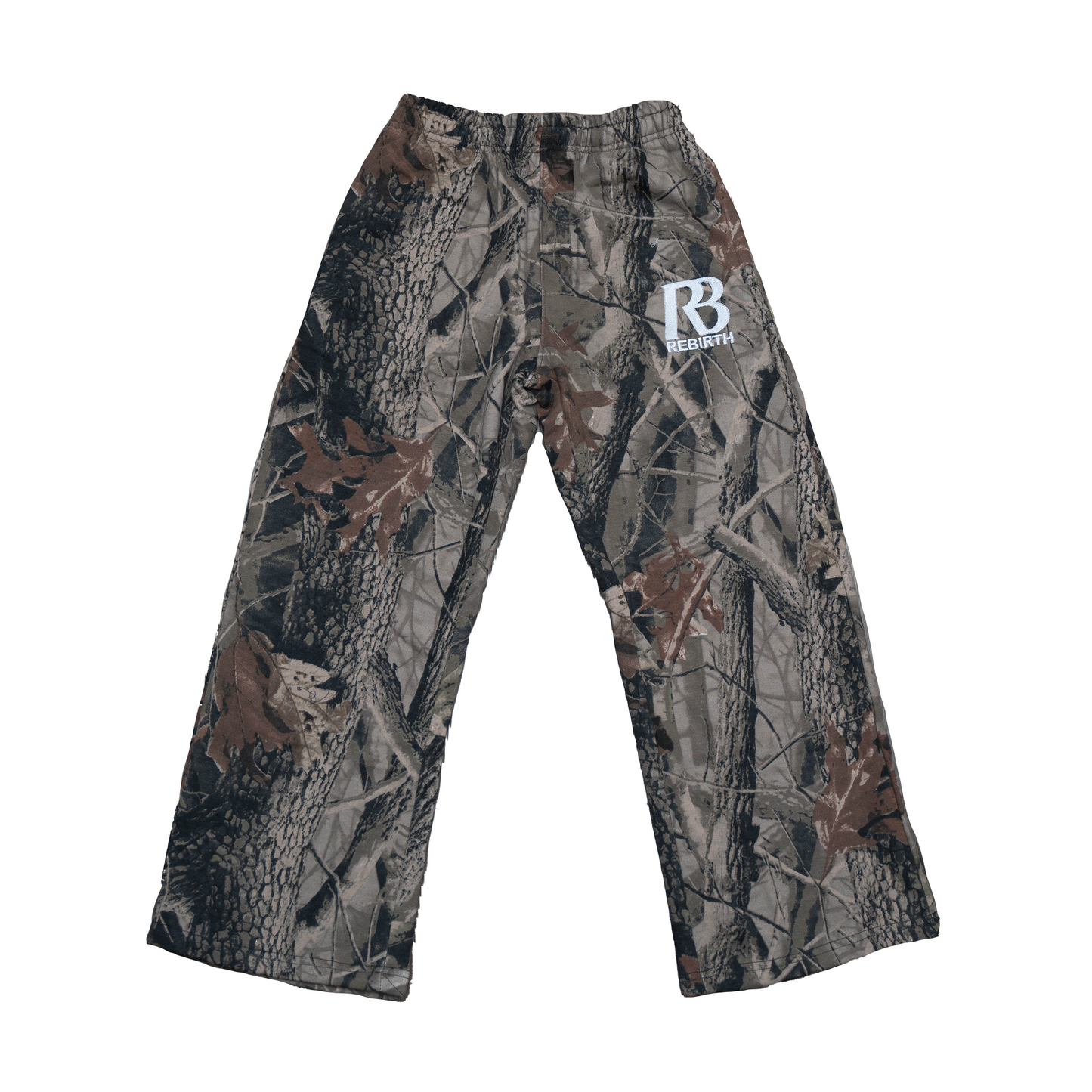 REBIRTH WIDE LEG OVERSIZED SWEATPANTS - CAMO