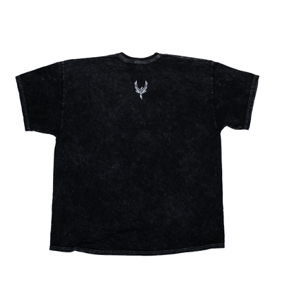 CHROME TEE – WASHED BLACK