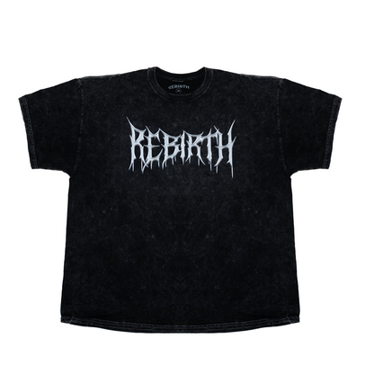 CHROME TEE – WASHED BLACK