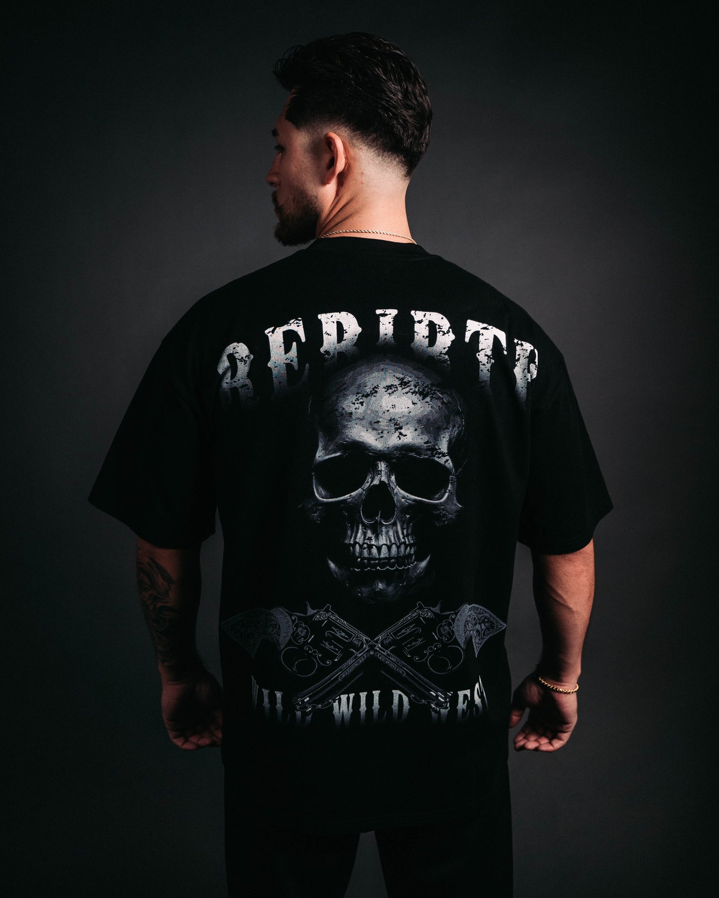 REBIRTH SKELETON STAMPED- BLACK