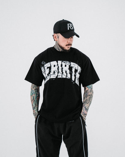REBIRTH REBUILT TEE - WHITE / BLACK