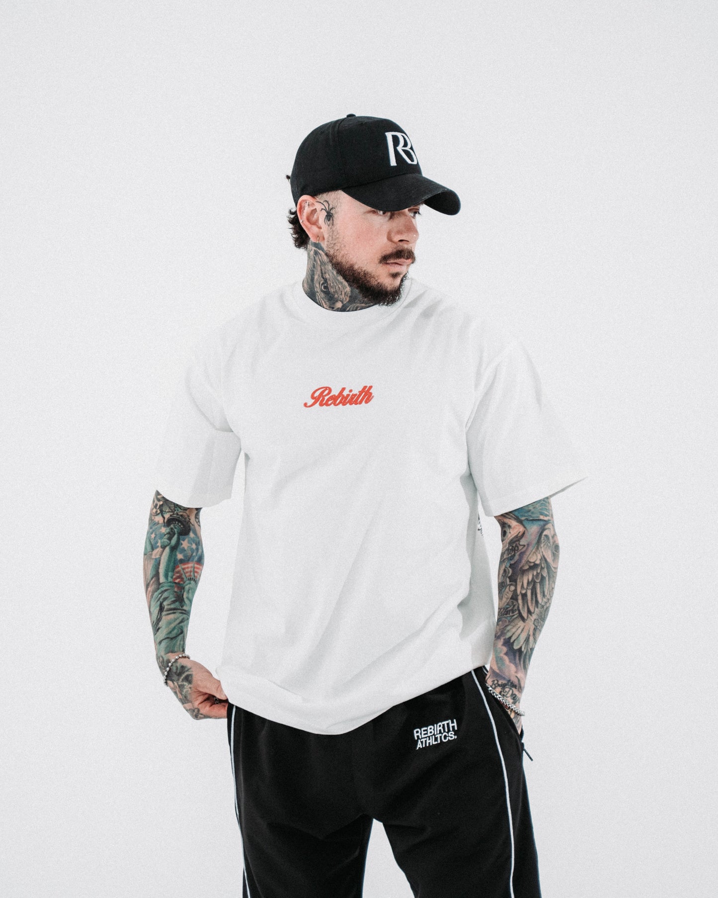 REBIRTH STAMPEDE TEE - WHITE