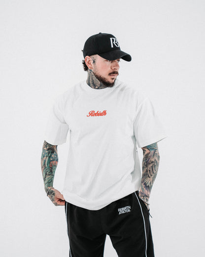REBIRTH STAMPEDE TEE - WHITE