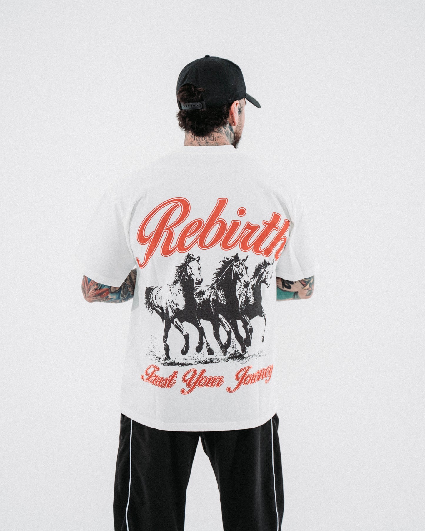 REBIRTH STAMPEDE TEE - WHITE