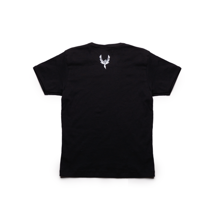 WOMENS REBIRTH CREWNECK TEE - BLACK