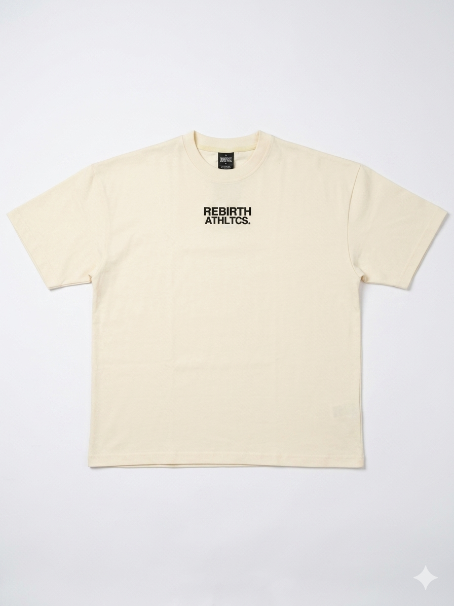 REBIRTH TEE - CREAM