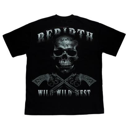 REBIRTH SKELETON STAMPED- BLACK