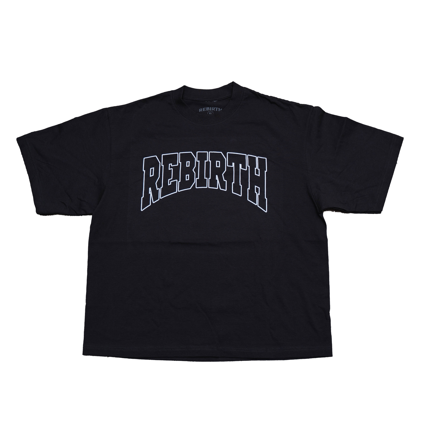 REBIRTH SERPENT SKULL TEE - CHARCOAL CROPPED