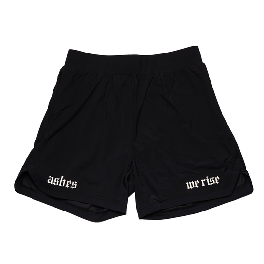 REBIRTH TRAINING SHORTS - BLACK