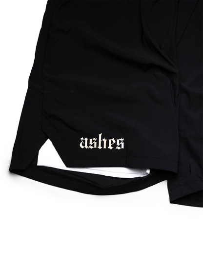 REBIRTH TRAINING SHORTS - BLACK