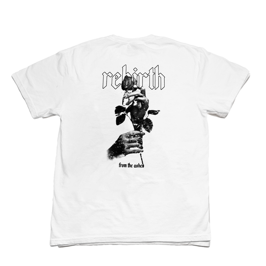 ROSE TEE - WHITE