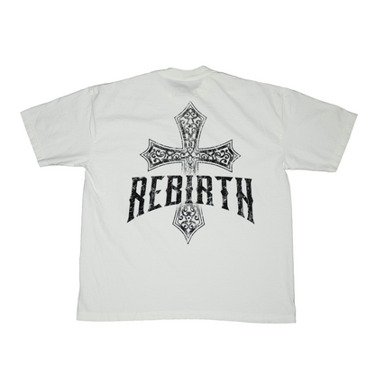 FORGED IN FAITH TEE - OFF WHITE