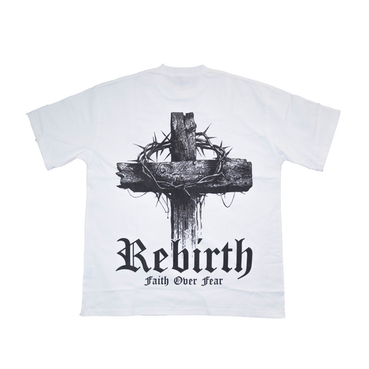 REDEMPTION CROSS TEE - WHITE