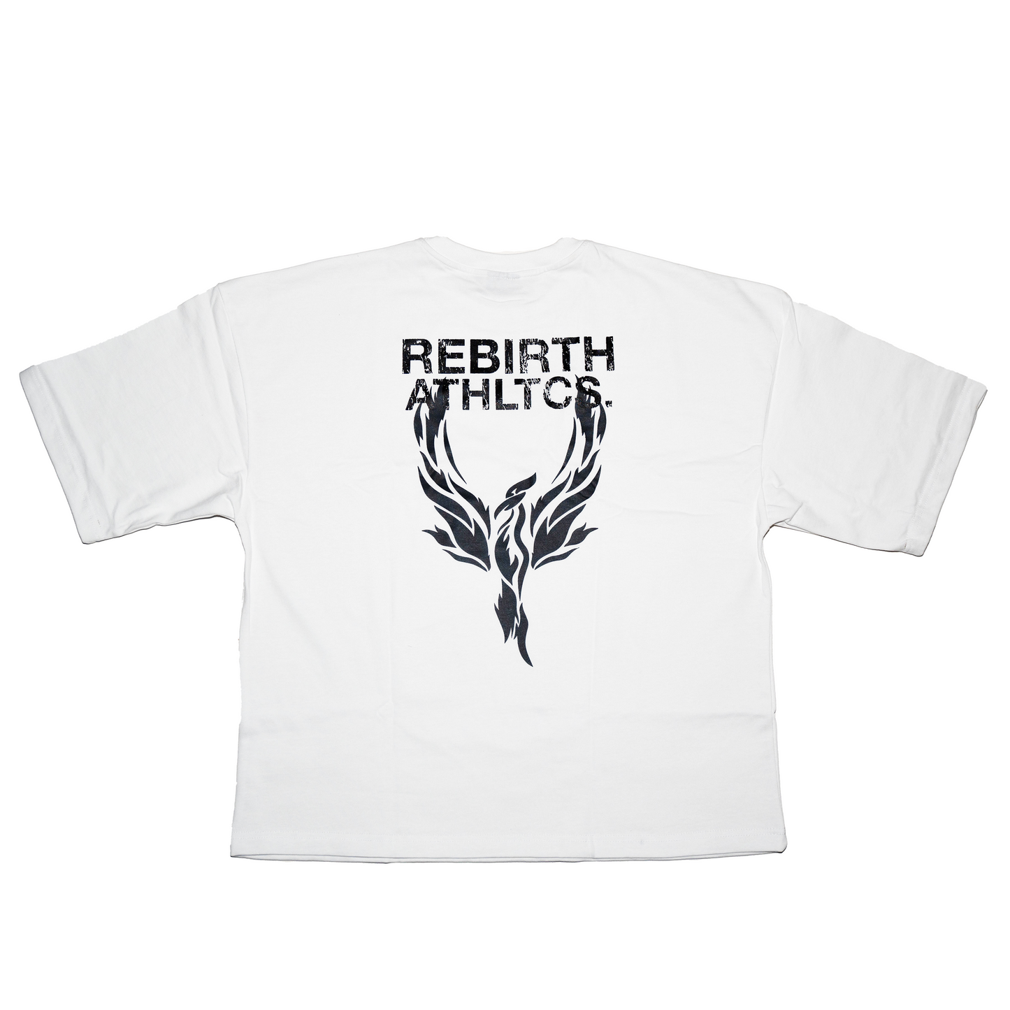 PHOENIX DROP SHOULDER OVERSIZED TEE - WHITE