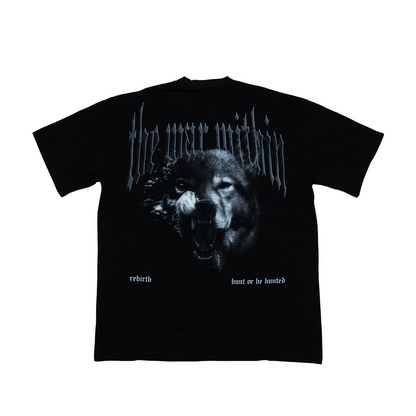 REBIRTH WOLVES TEE - BLACK