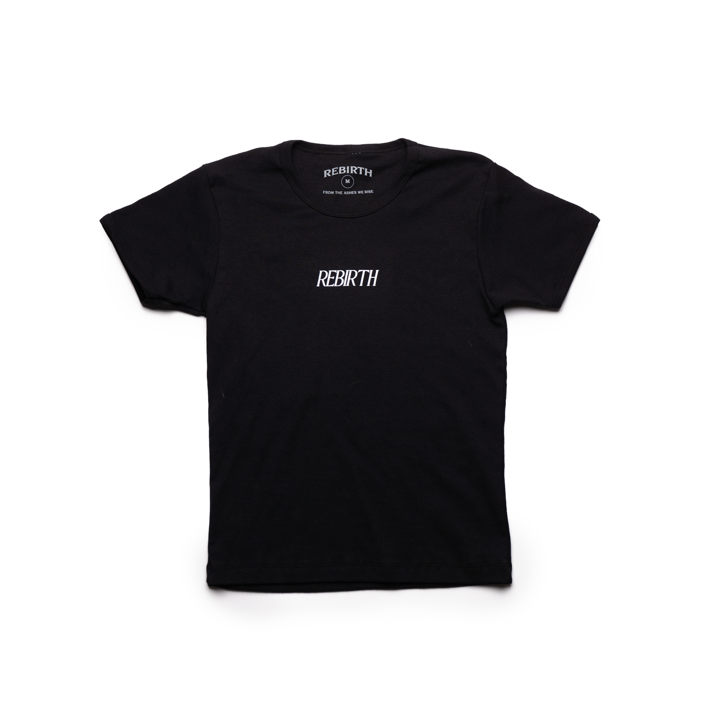 WOMENS REBIRTH CREWNECK TEE - BLACK