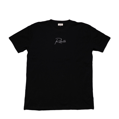 SCRIPT TEE - BLACK